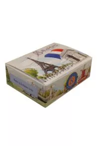 15 Bobines Bois Miniatures Boîte Sajou