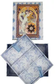 Boîte à Couture Vide Carte Étoilée