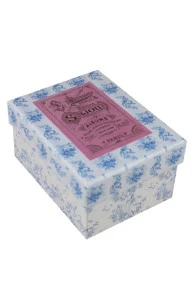 Boîte Atelier étiquette Albums Sajou Mauves