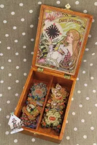 Boîte En Bois Cartes à Fil Carte Serpentin 5 Boîte En Bois Cartes à Fil Carte Serpentin – Image 5