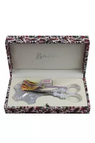 Ciseaux Broderie Nacre Croix Nécessaire Coquecigrues