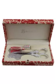 Ciseaux Broderie Nacre Croix Nécessaire Jouy Rouge