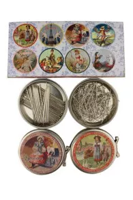 Epingles Couture N°4 Et 12 Boites Métal Assortiment