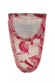 Etui Porte-ciseaux Toile De Jouy Rose - M