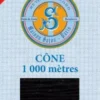 Fil Broderie Retors Du Nord Cône 2005 - Noir