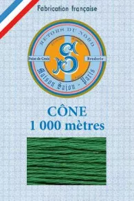 Fil Broderie Retors Du Nord Cône 2015 - Gazon