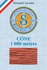 Fil Broderie Retors Du Nord Cône 2016 - Fauvette