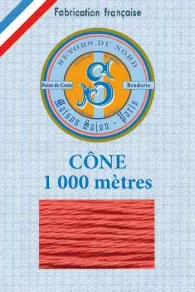 Fil Broderie Retors Du Nord Cône 2017 - Corail