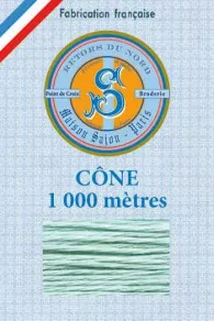 Fil Broderie Retors Du Nord Cône 2020 - Eau