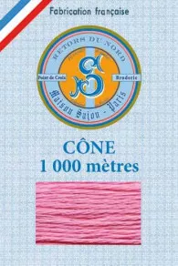 Fil Broderie Retors Du Nord Cône 2024 - Laurier Rose