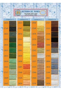 Fil Broderie Retors Du Nord Cône 2029 - Géranium 4 Fil Broderie Retors Du Nord Cône 2029 - Géranium – Image 4