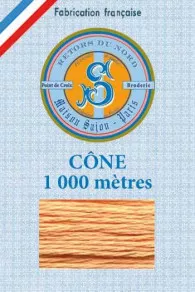 Fil Broderie Retors Du Nord Cône 2036 - Saumon