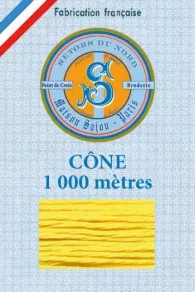 Fil Broderie Retors Du Nord Cône 2039 - Soleil