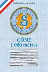 Fil Broderie Retors Du Nord Cône 2041 - Ciel