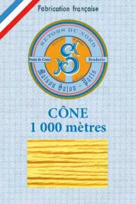 Fil Broderie Retors Du Nord CĂ´ne 2043 - Orpiment