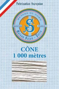 Fil Broderie Retors Du Nord Cône 2263 - Résine