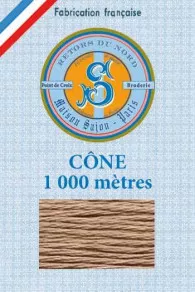 Fil Broderie Retors Du Nord Cône 2266 - Chevreuil