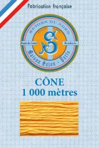 Fil Broderie Retors Du Nord Cône 2529 - Or