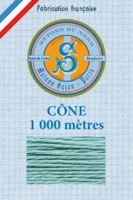 Fil Broderie Retors Du Nord Cône 2777 - Émeraude