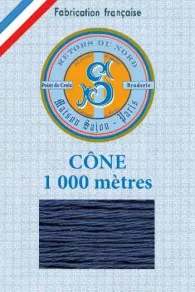 Fil Broderie Retors Du Nord Cône 2834 - Tempête