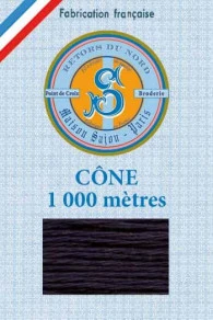 Fil Broderie Retors Du Nord Cône 2864 - Marine