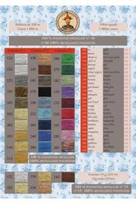 Fil Métallisé Boîte 12 Tons Classiques 4 Fil Métallisé Boîte 12 Tons Classiques – Image 4