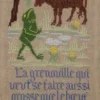 Fils Broderie Point De Croix La Grenouille Qui Veut…