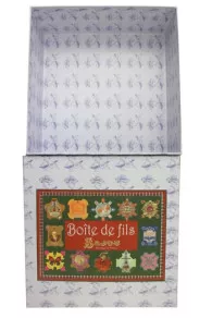 Maison Sajou 19 Grande Boîte Ouvrage Fils à Coudre Verte