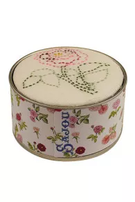 Kit Broderie Boîte Rose Proliféra Redouté