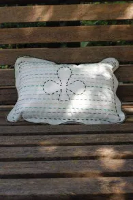 Kit Coussin Broderie Trèfle