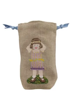 Kit De Point De Croix Petite Fille Sajou Balsamie