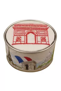 Kit Point De Croix Boîte à Arc De Triomphe écru