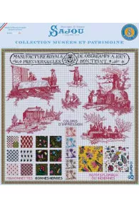 Kit Point De Croix - Coussin Fleurs Orientales Toucan 5 Kit Point De Croix - Coussin Fleurs Orientales Toucan – Image 5