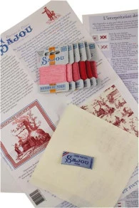 Kit Point De Croix Toile De Jouy - Garançage 3 Kit Point De Croix Toile De Jouy - Garançage – Image 3