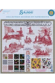 Kit Point De Croix Toile De Jouy - Garançage 5 Kit Point De Croix Toile De Jouy - Garançage – Image 5