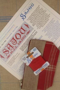 Kit Point De Croix Trousse Lin Sajou De 1842 à 1845 4 Kit Point De Croix Trousse Lin Sajou De 1842 à 1845 – Image 4