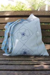 Kit Tote Bag Broderie Marie Antoinette