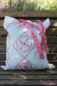 Kit Tote Bag Broderie Plaisirs Rose