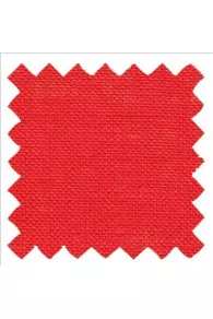 Lin Ă Broder 12 Fils Au Cm 50 X 70 Cm Vermillon