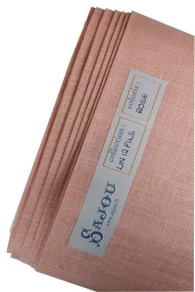 Lin à Broder 12 Fils Au Cm Au Mètre Rose