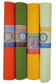 Lin à Broder 12 Fils Au Cm Lot 4 Coupons Acidulés