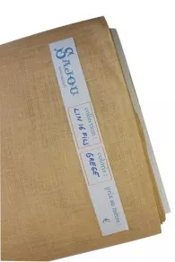 Lin à Broder 16 Fils Au Cm Au Mètre Grège