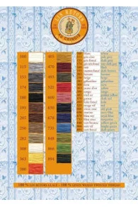 Lin Glacé N°40 12 Bobines Tons Vifs 3 Lin Glacé N°40 12 Bobines Tons Vifs – Image 3