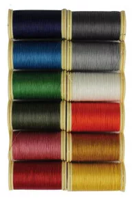 Lin Glacé N°40 12 Bobines Tons Vifs