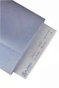 Mètre Lin Broderie Traditionnelle - Bleu Ciel