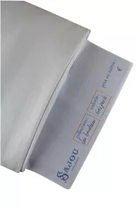 Mètre Lin Broderie Traditionnelle - Gris Perle