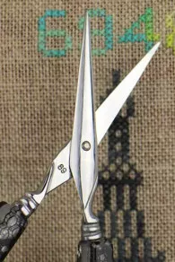 Paire De Ciseaux Broderie Dentelle Calais Noire 4 Paire De Ciseaux Broderie Dentelle Calais Noire – Image 4