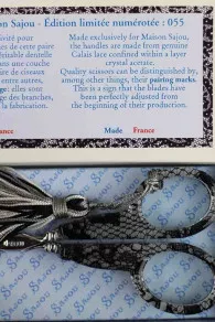 Paire De Ciseaux Broderie Dentelle Calais Noire 6 Paire De Ciseaux Broderie Dentelle Calais Noire – Image 6