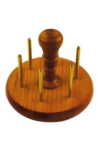 Petit Présentoir En Bois Bobines Miniatures