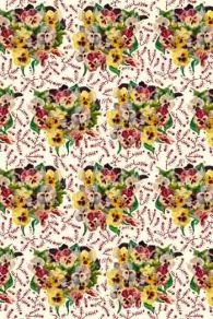 Plateau 37 X 13 Cm Bouquets De Pensées 4 Plateau 37 X 13 Cm Bouquets De Pensées – Image 4